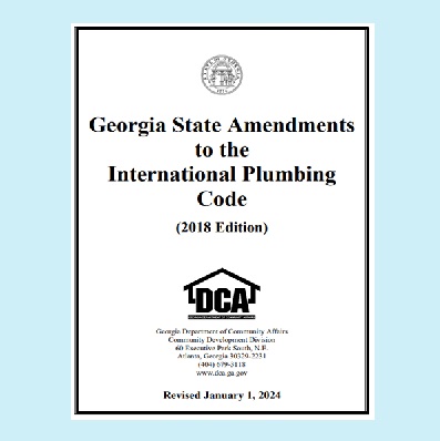 Georgia State Amendments to the International Plumbing Code