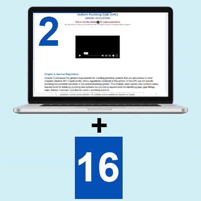 Florida Certified Plumber Course and Book Exam Prep Package